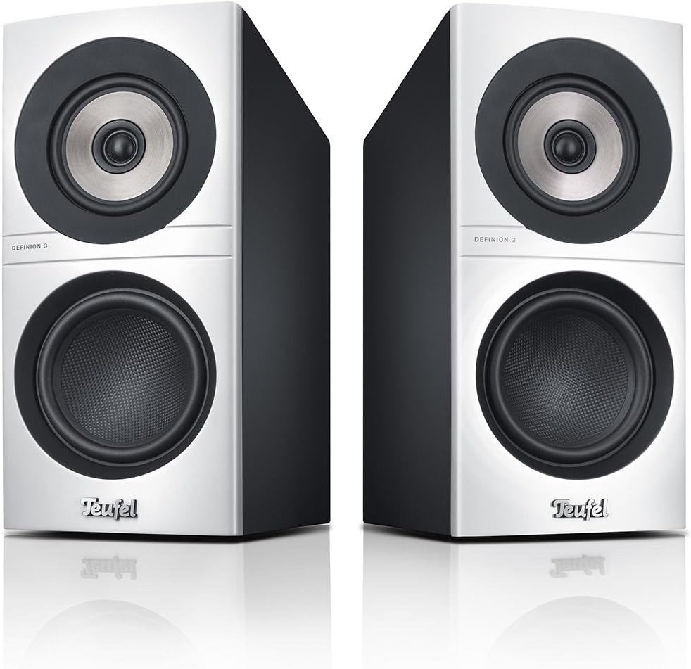 Teufel DEFINION 3S High-End Stereo-Regallautsprecher – Weiß - ReturnBuy 