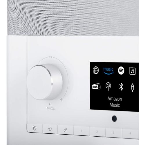 Teufel Radio 3SIXTY Weiß DAB+, WLAN & 360° Sound (B-Ware) - ReturnBuy 